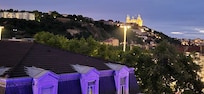 View from balcony.