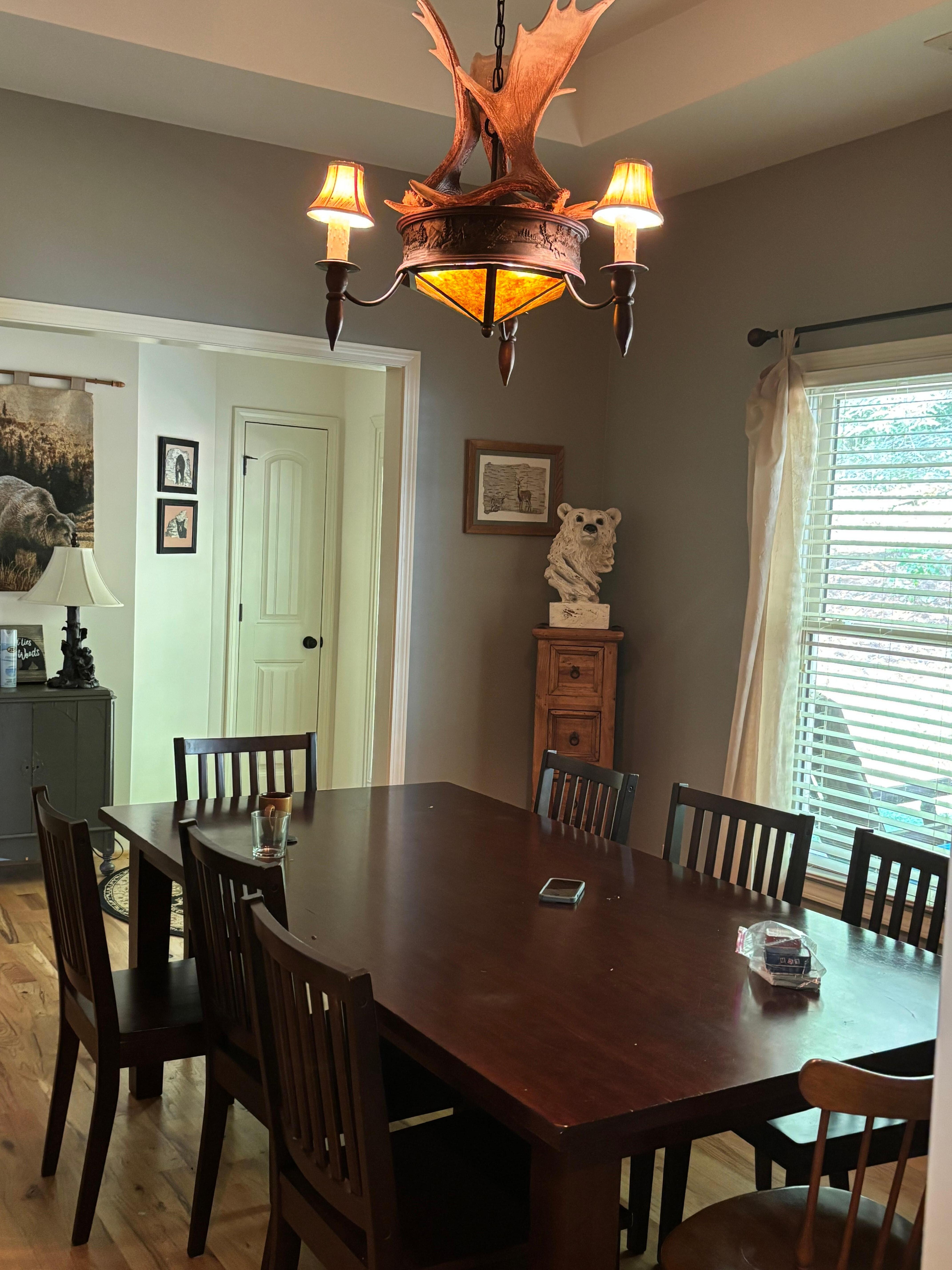 A lot of fun and memories at this table. 