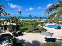 The gorgeous view out the back deck.