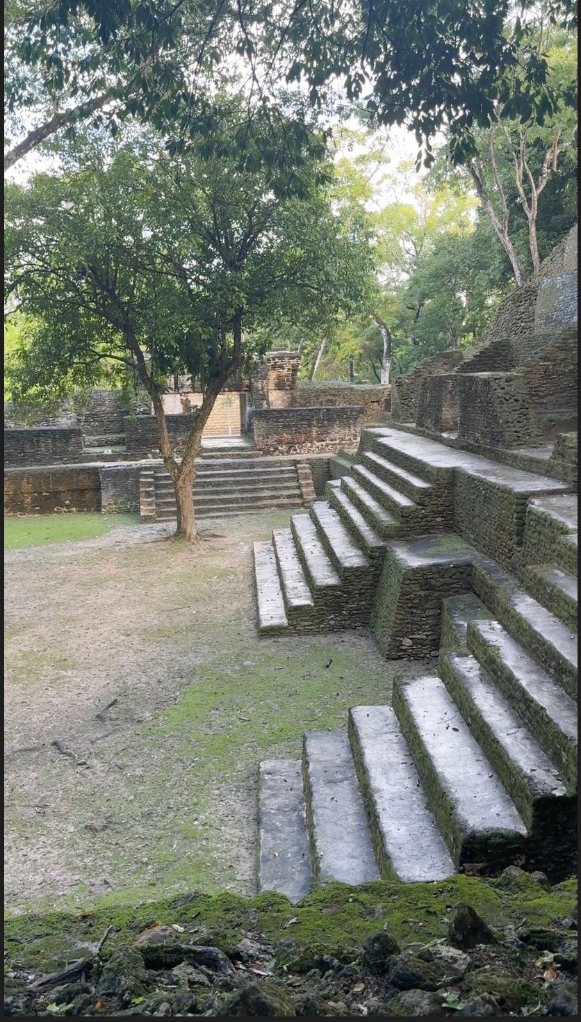 The ruins at Cahal Pech—much bigger than a single photo can show—I felt the presence of ancient history very strongly there. 