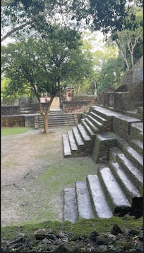 The ruins at Cahal Pech—much bigger than a single photo can show—I felt the presence of ancient history very strongly there.