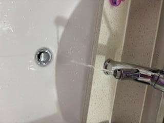 HOT WATER PRESSURE IN SINK