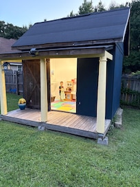 Outdoor playhouse.