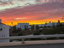 Beautiful sunset from our roof!