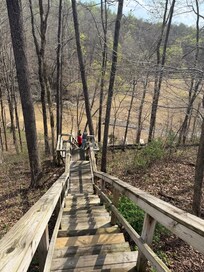 Stairs down to the docks