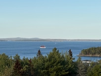 View from our second floor balcony.