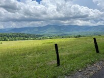 View on the way up the mountains.