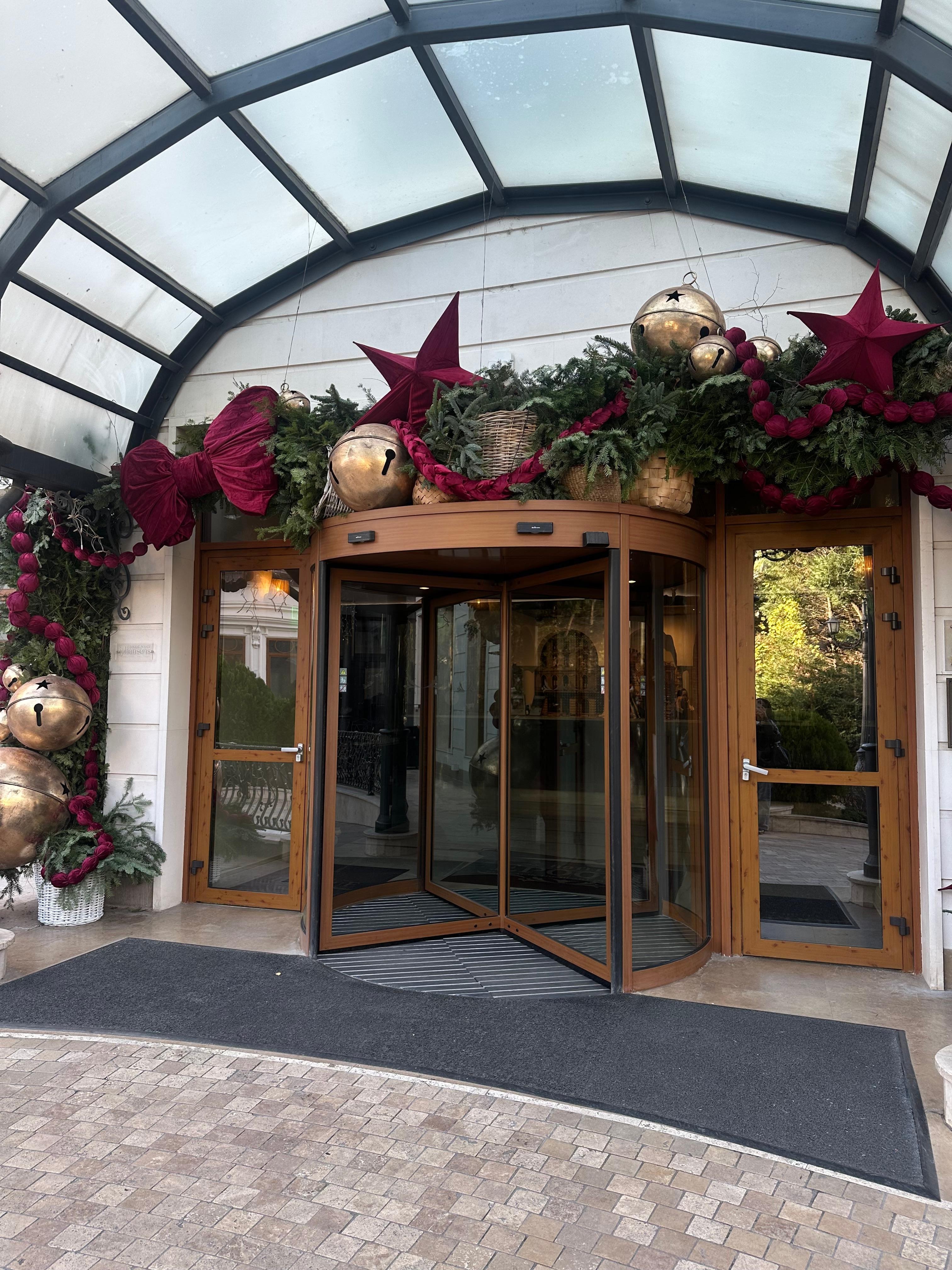 A beautifully decorated entryway 