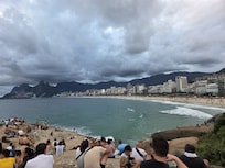 Pedra Arpoador overlooking Ipanema beach