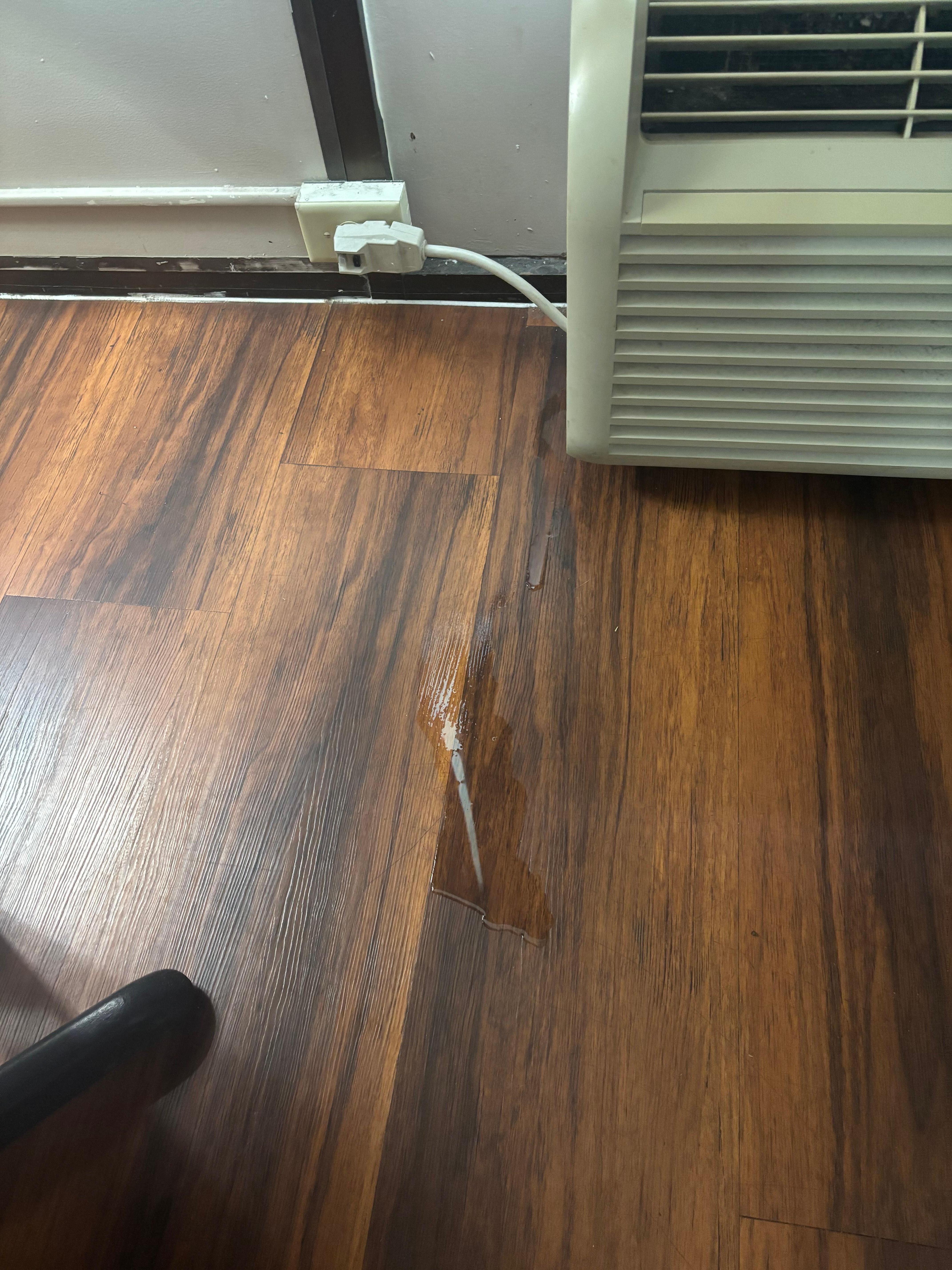 Water from a/c unit