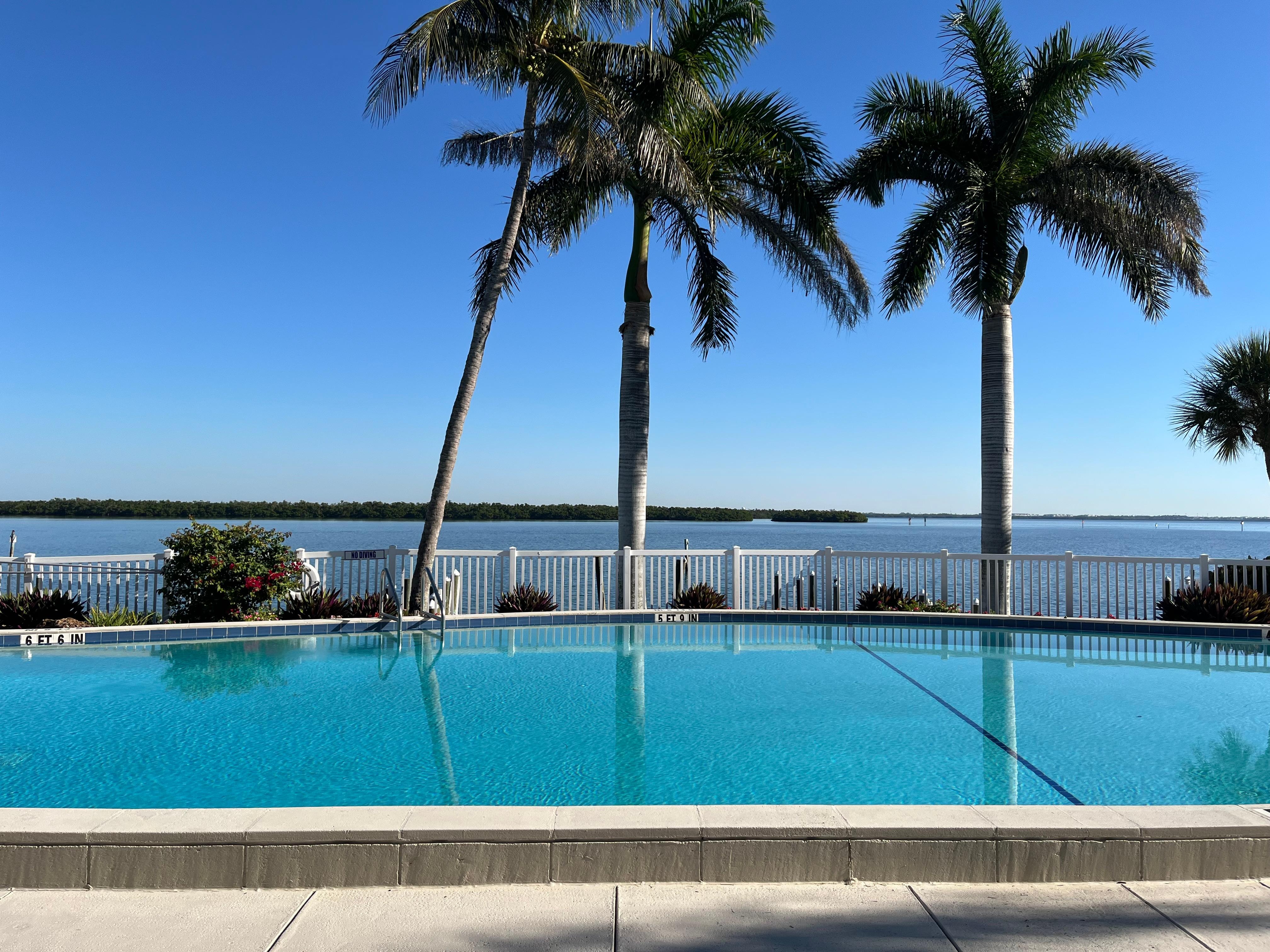 Beautiful view from patio!