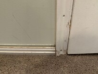 trim in master br - typical throughout back of house