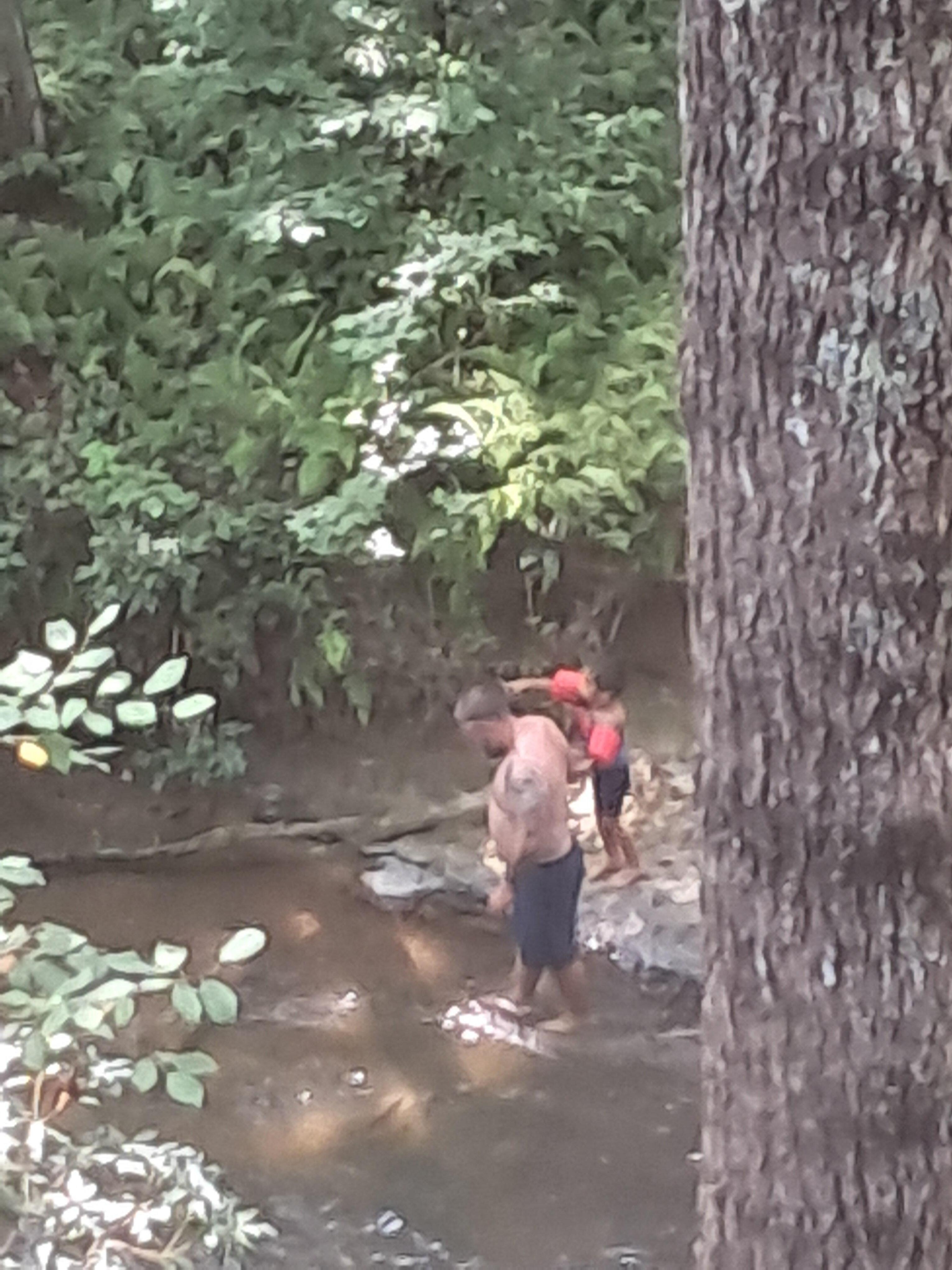 Enjoying the creek