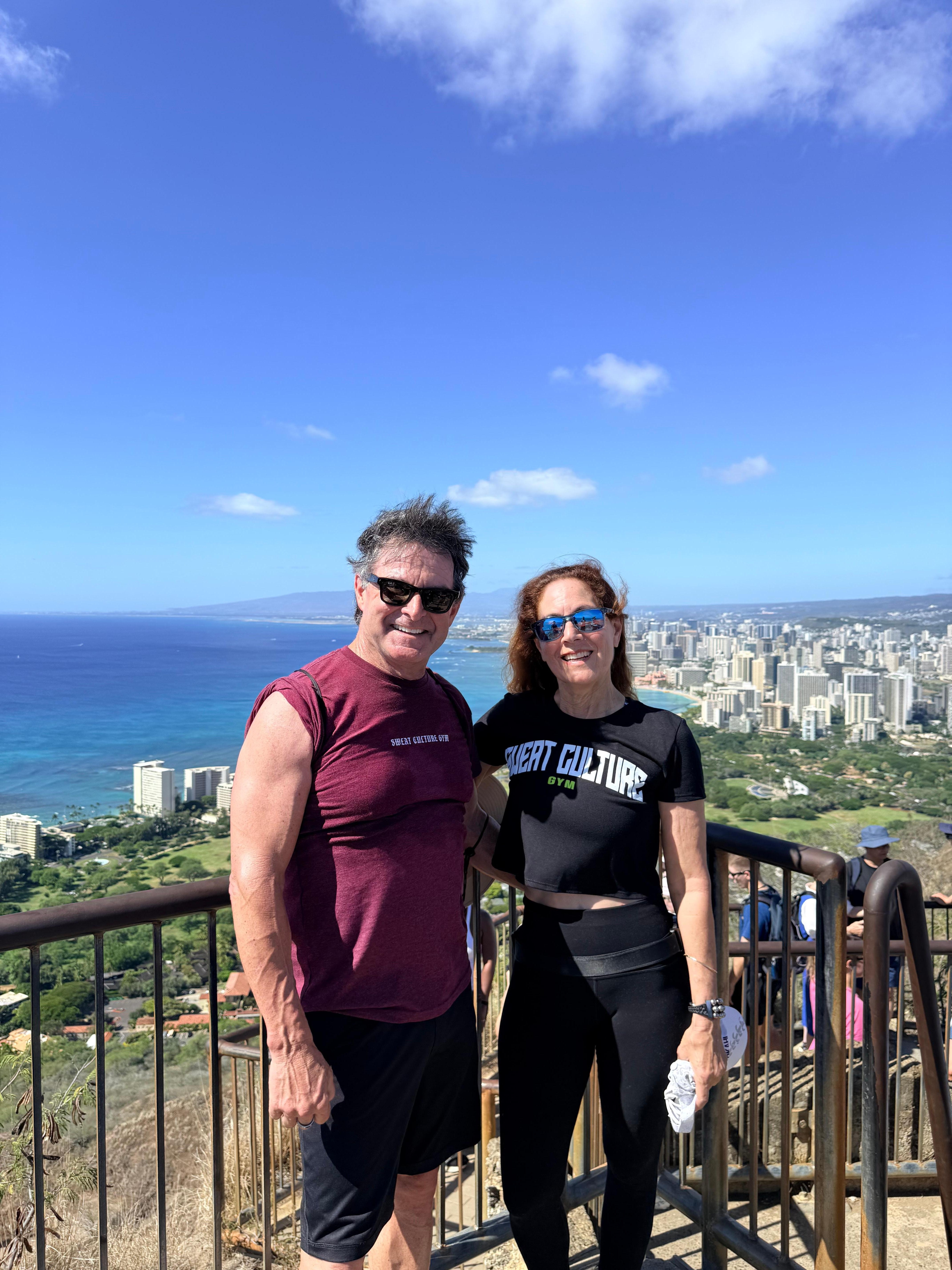 Diamond Head hike, next to the pillbox