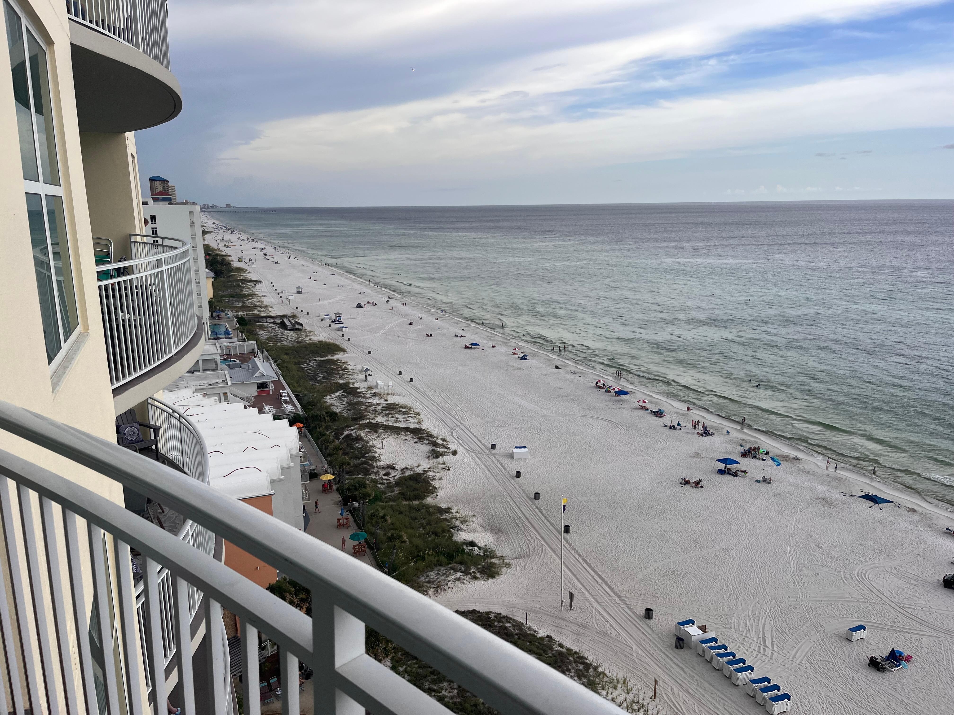 Beautiful view from balcony. 