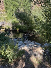 The creek.