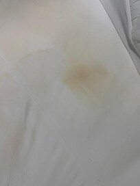 Bad stains on mattress protectors