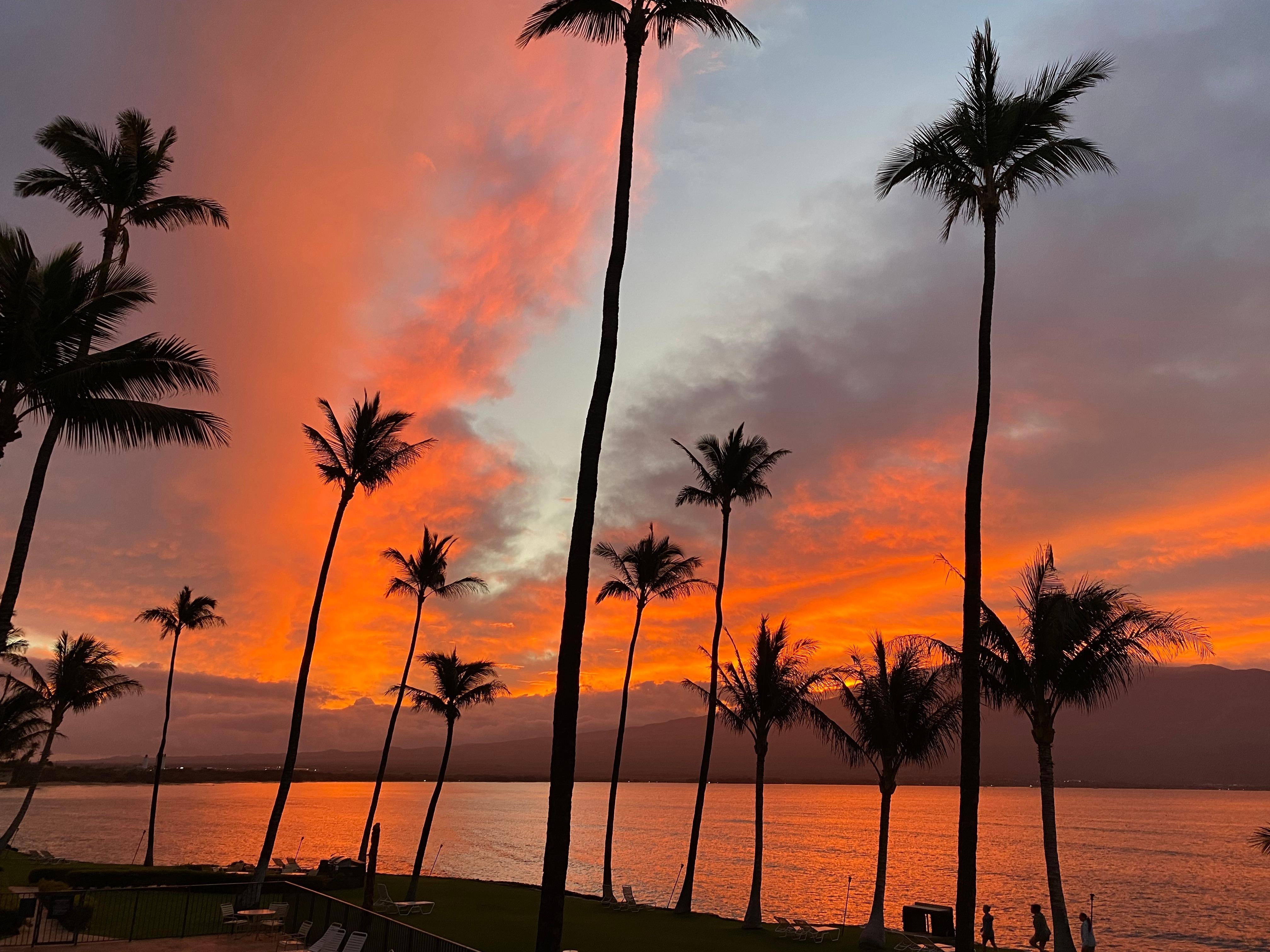Sunrise on the balcony