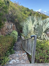 Steps to Private and separate Cottage.