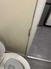 Door frame falling off