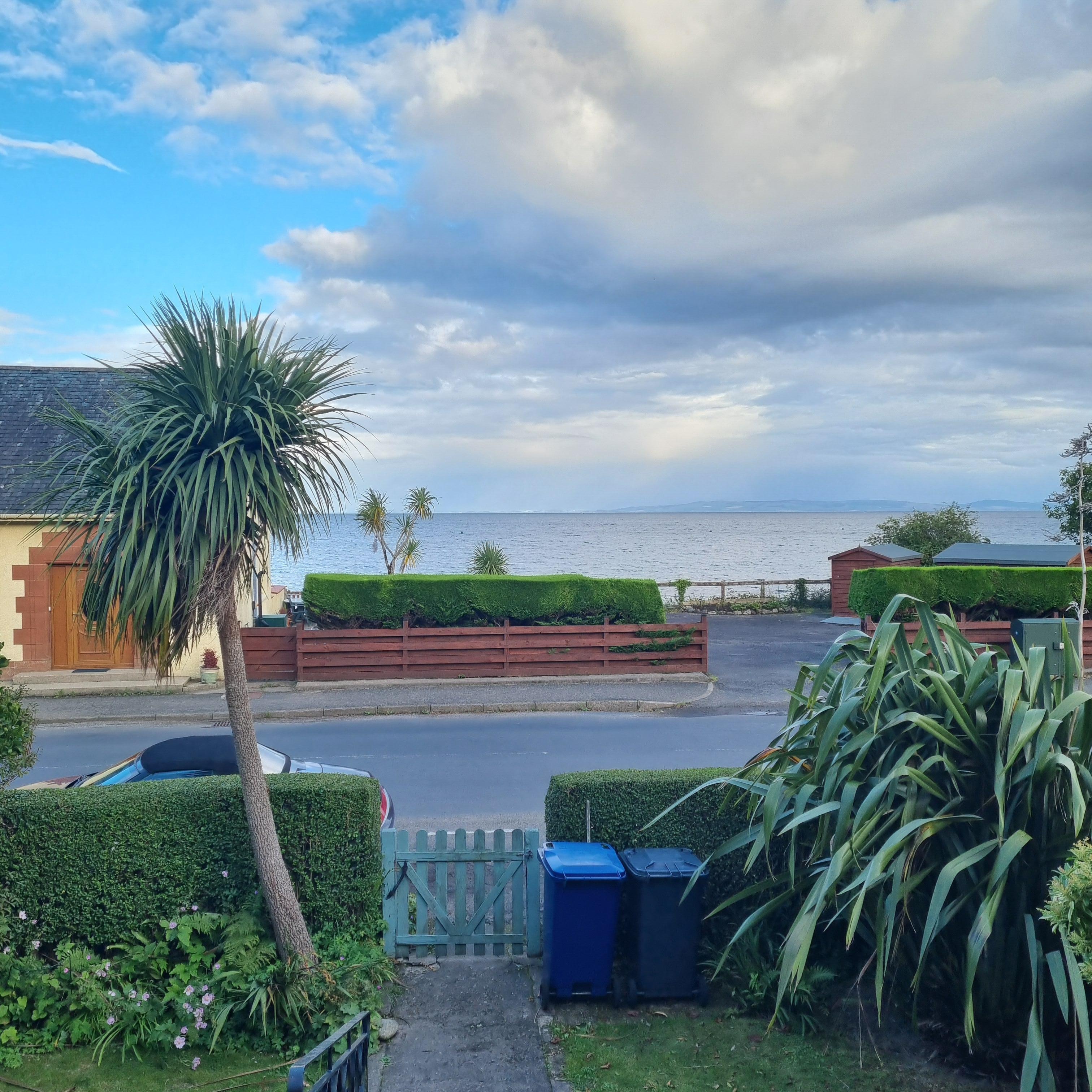 View from the front door. 