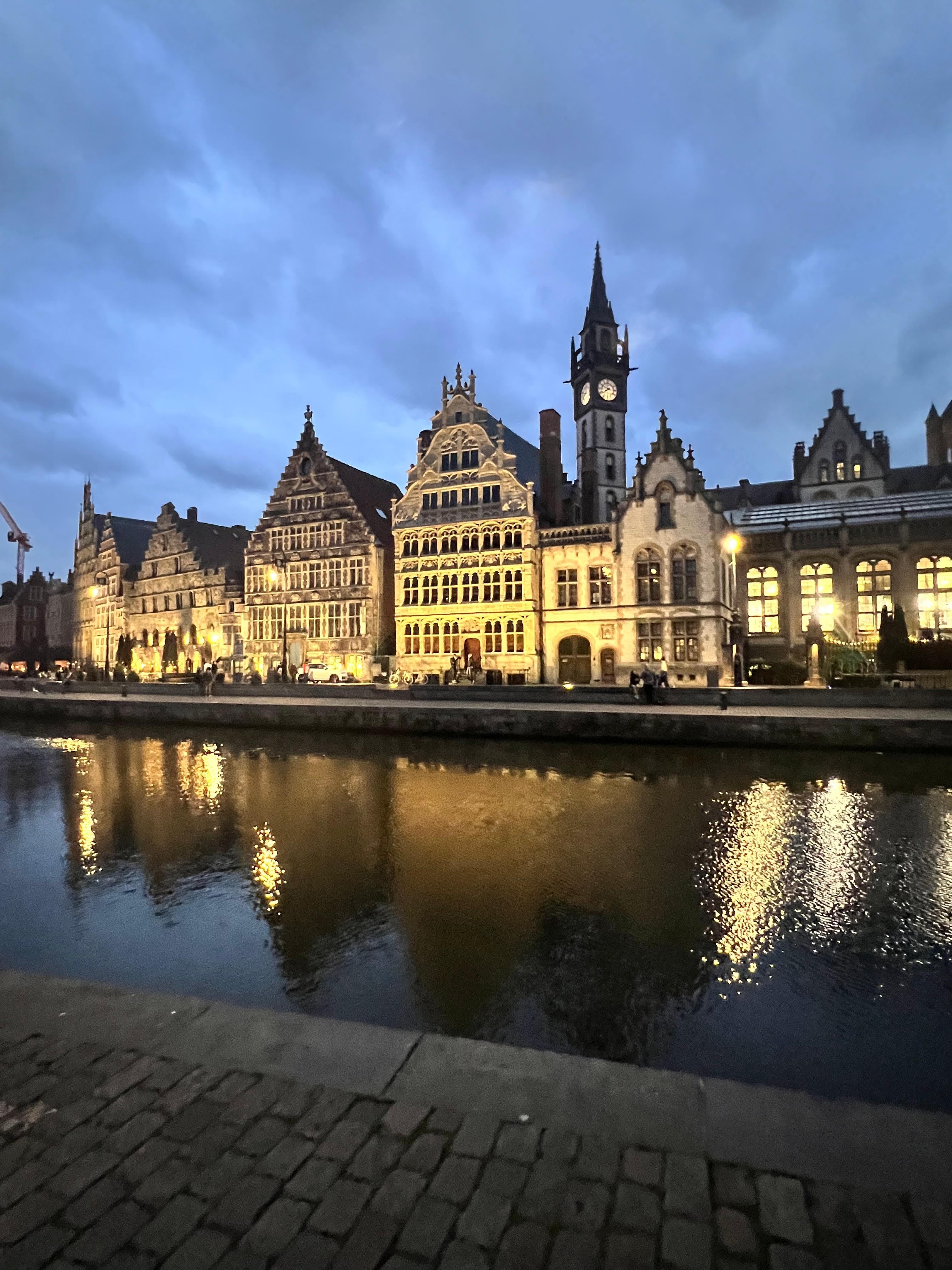 Ghent at night! 