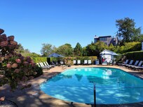 Relaxing pool area