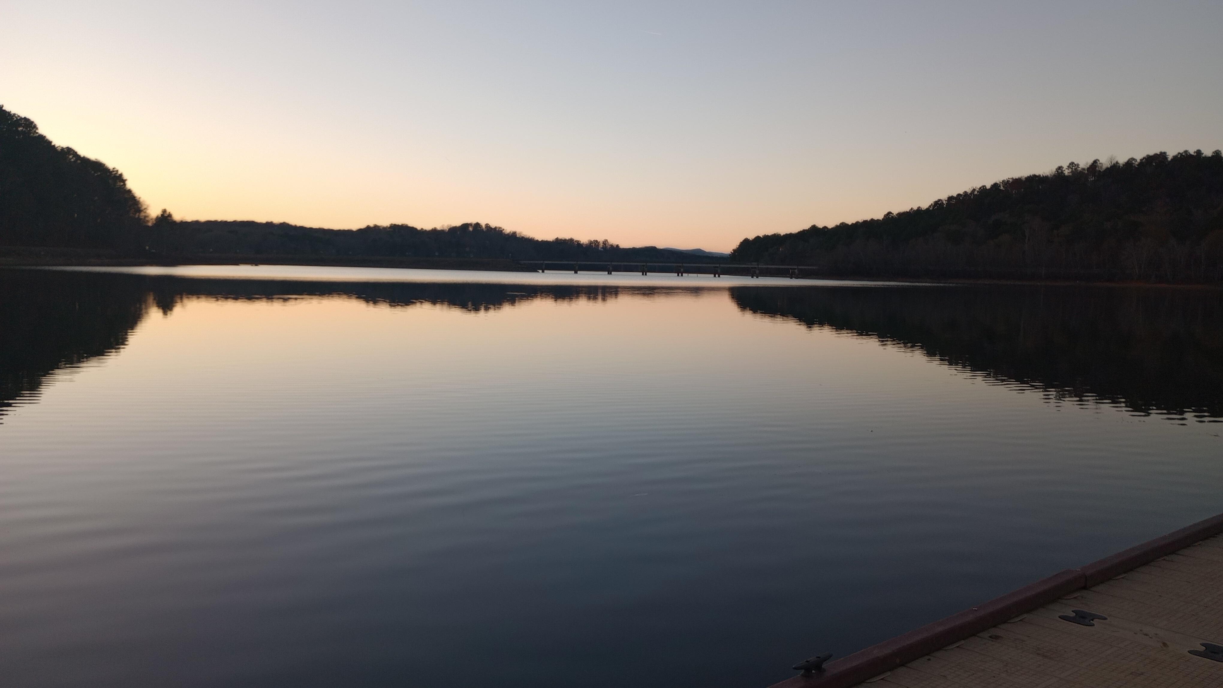 Lake Hartwell sunset. 