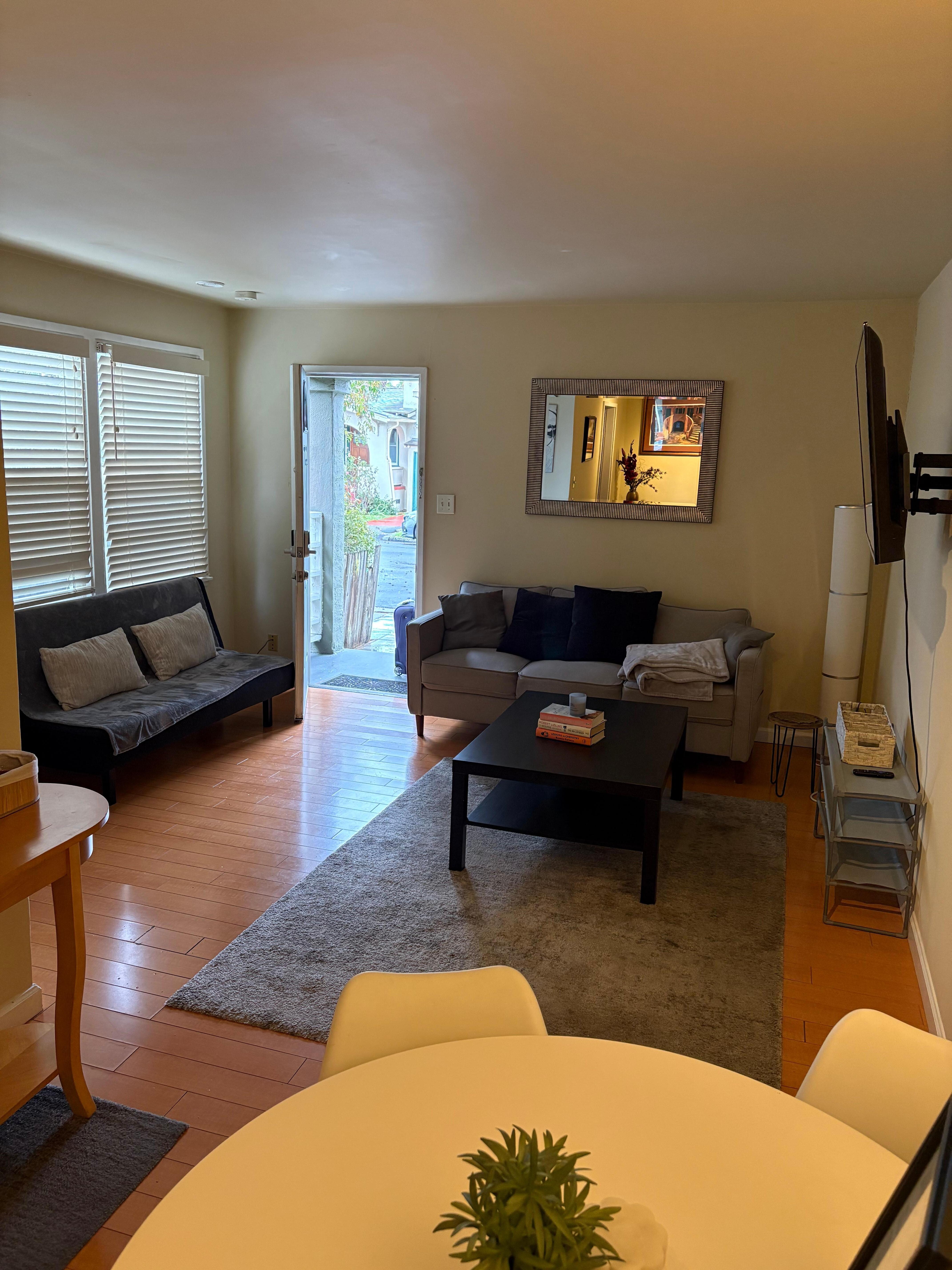 Living room from breakfast table 