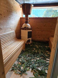 Pine sauna