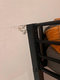 Damaged walls throughout home