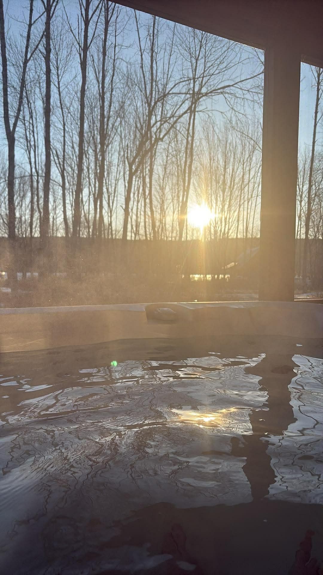 Hot tub views from the Retreat! 