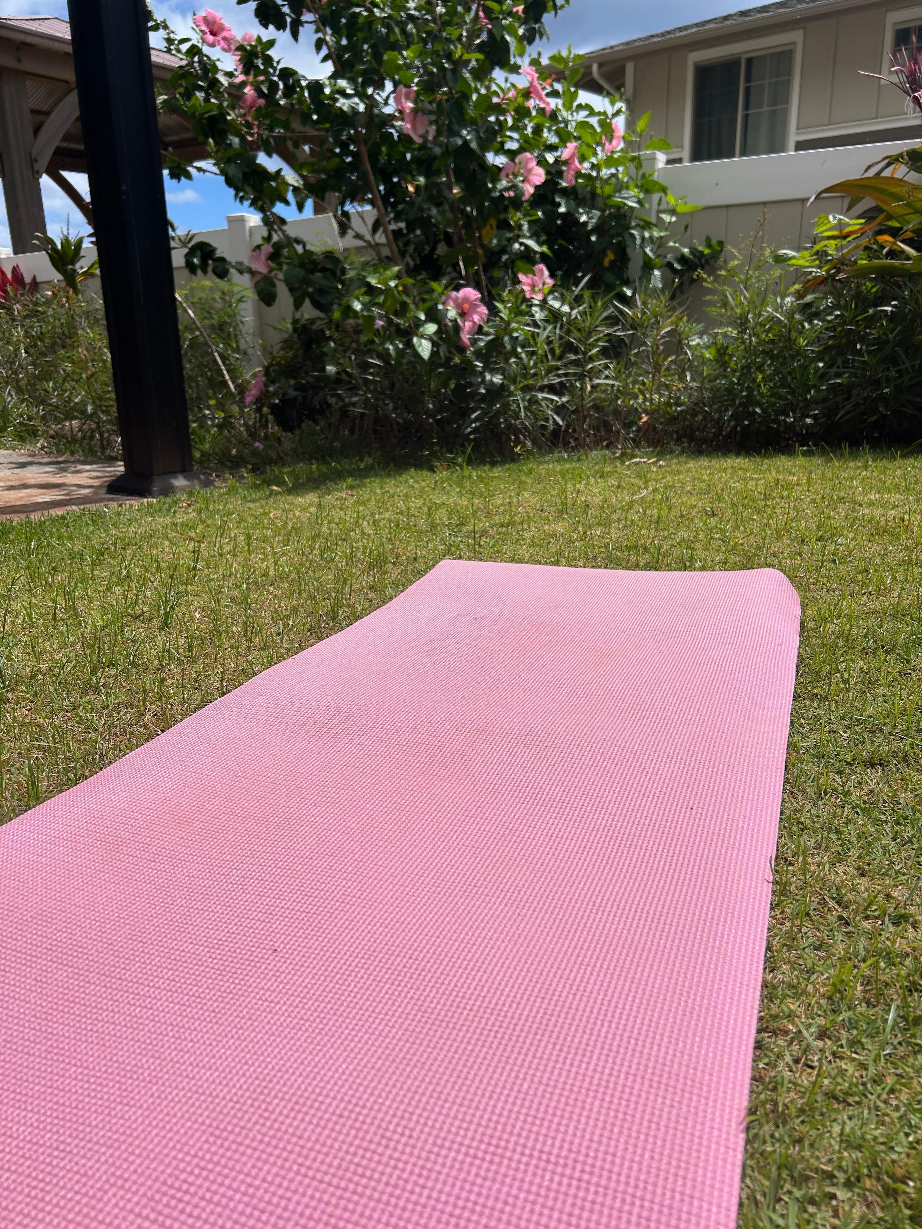 Backyard yoga
