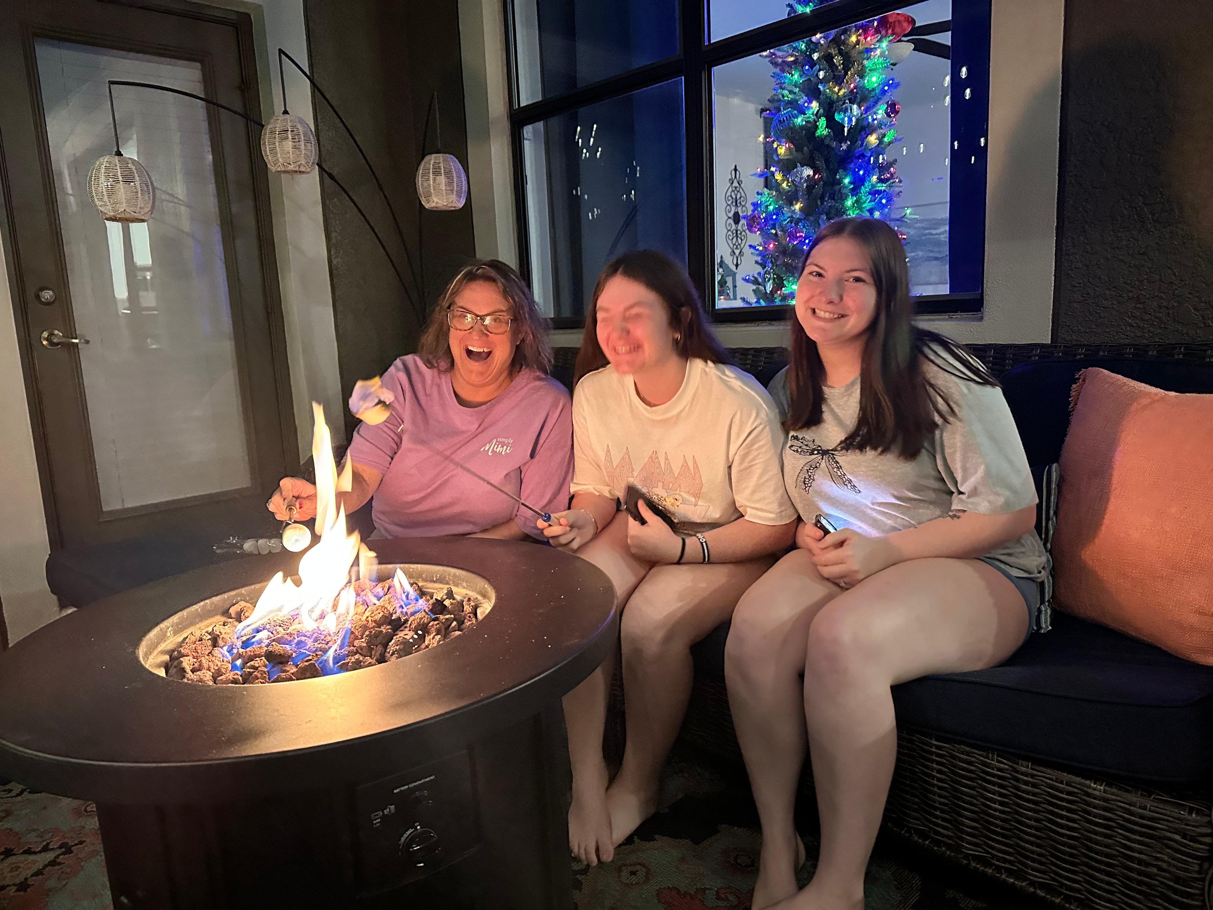 Making s’mores memories 