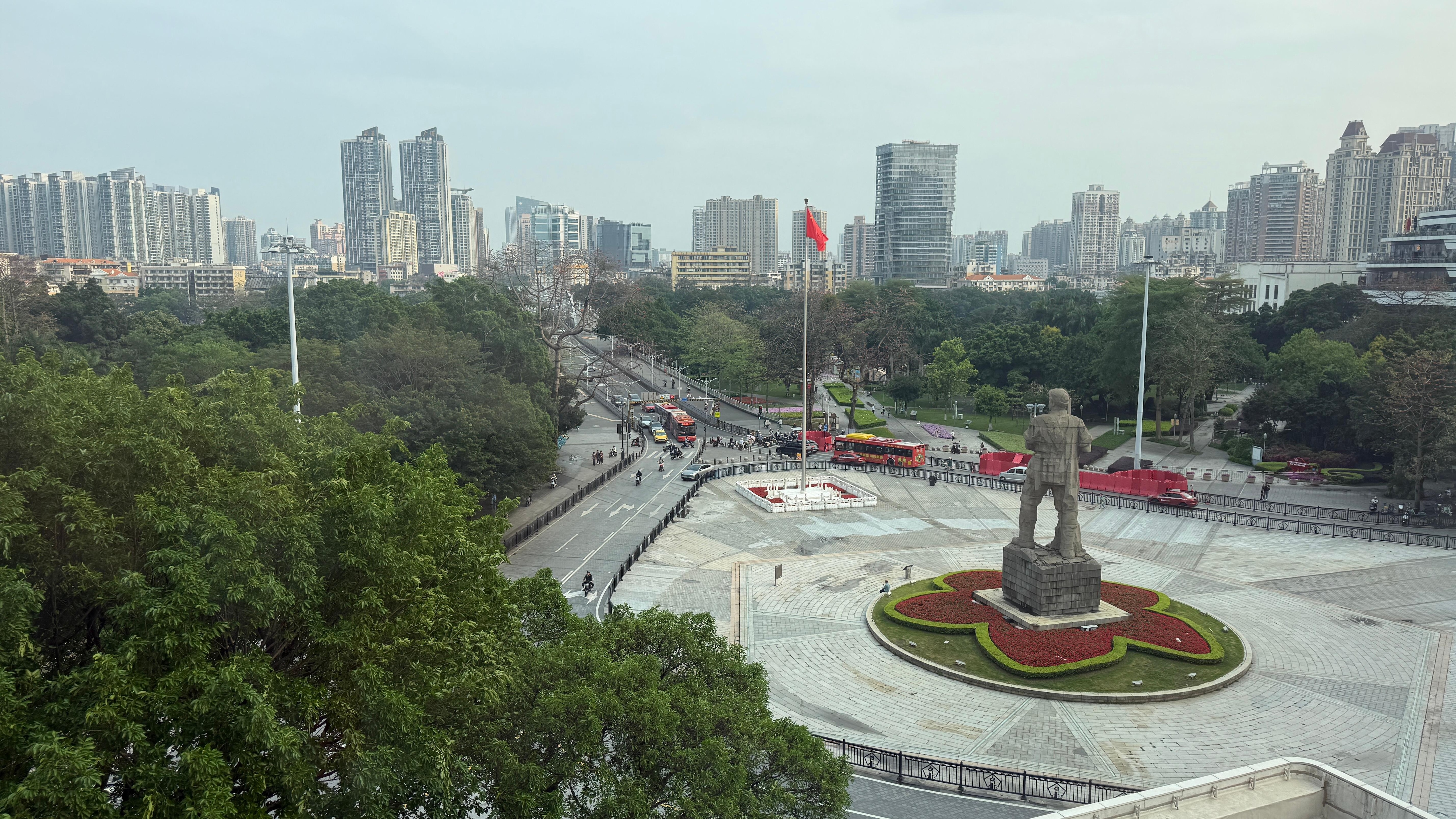 View from hotel room