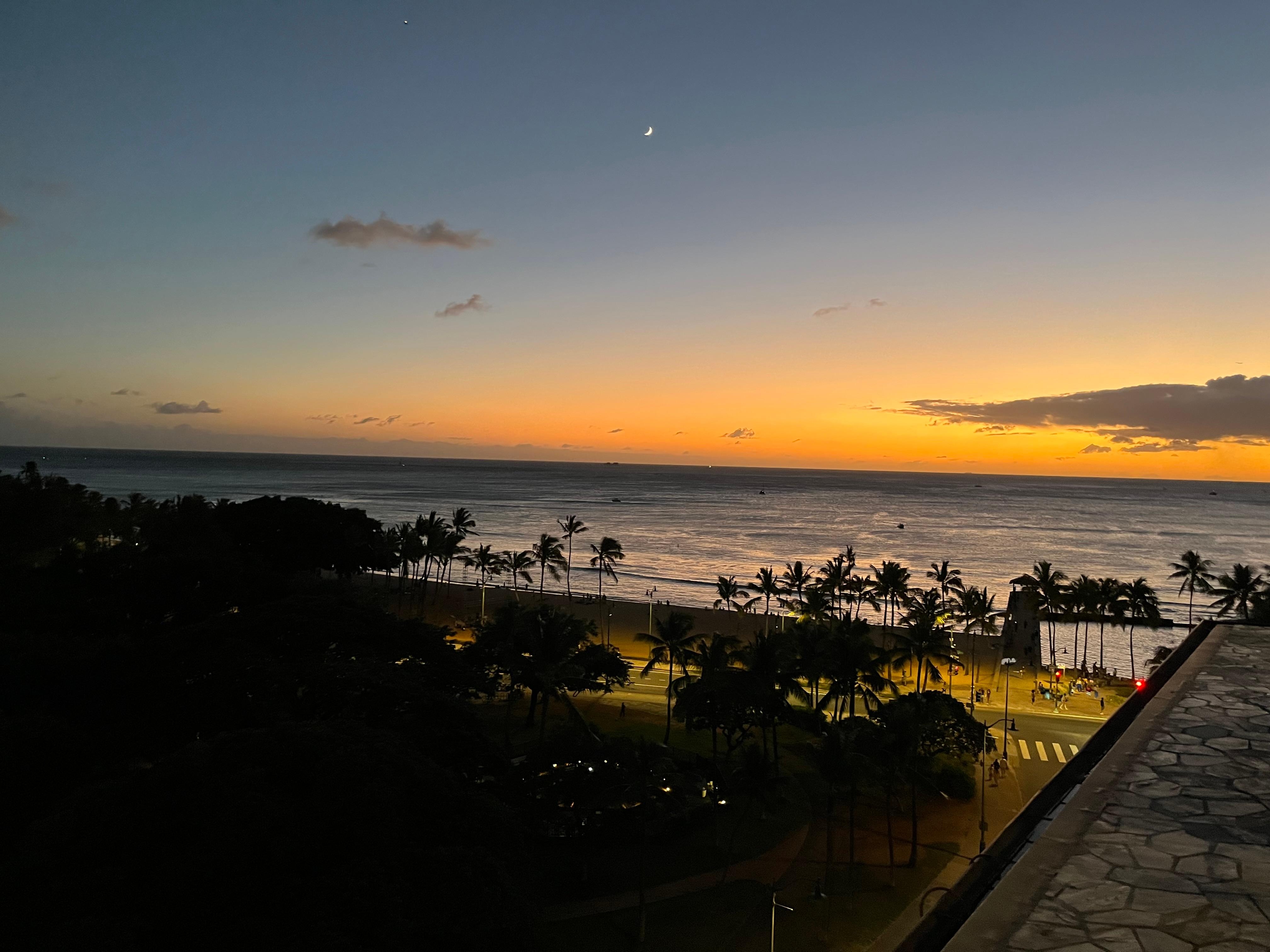 view from the roof deck