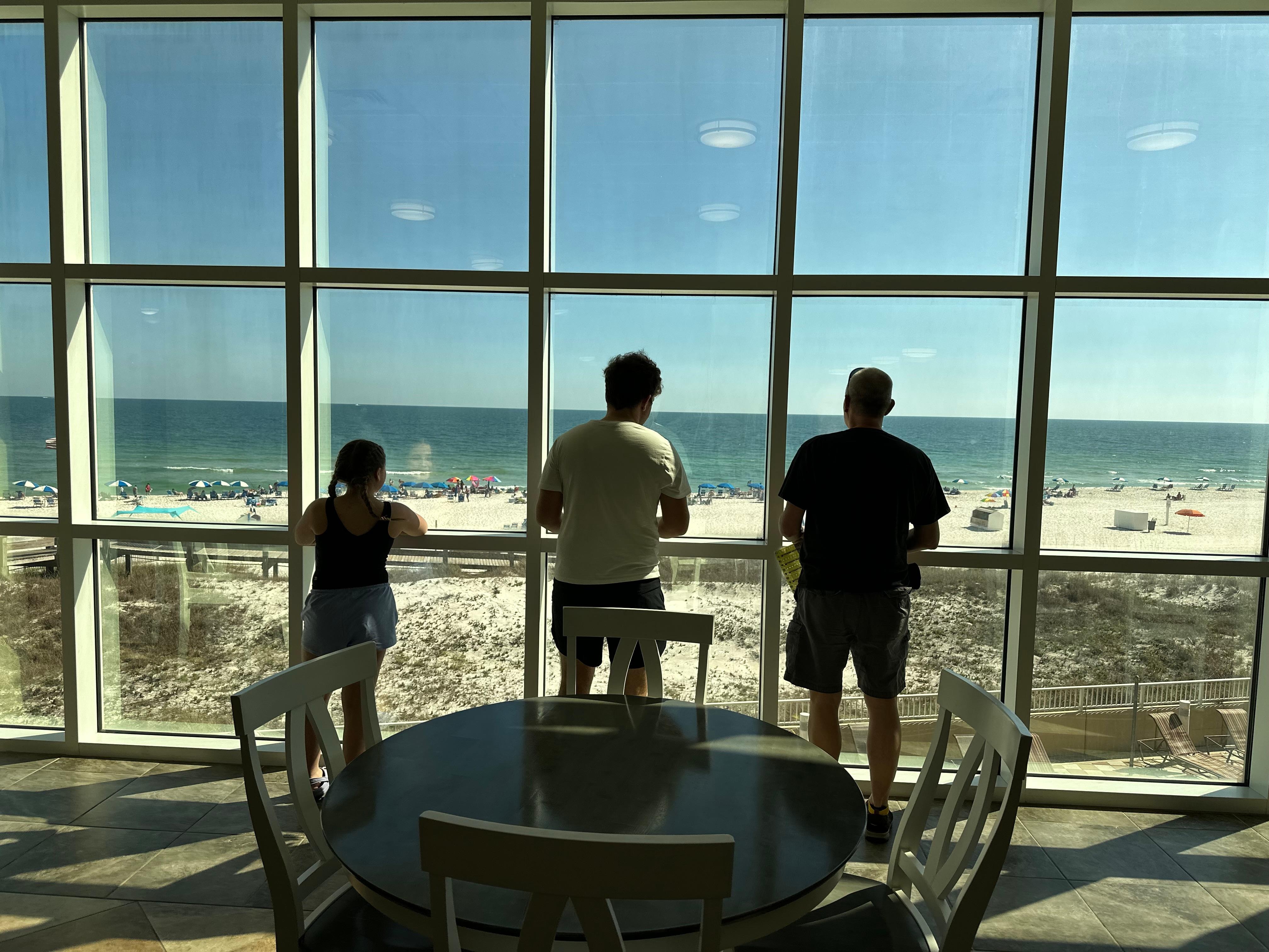 View from the lobby