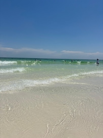 Private beach