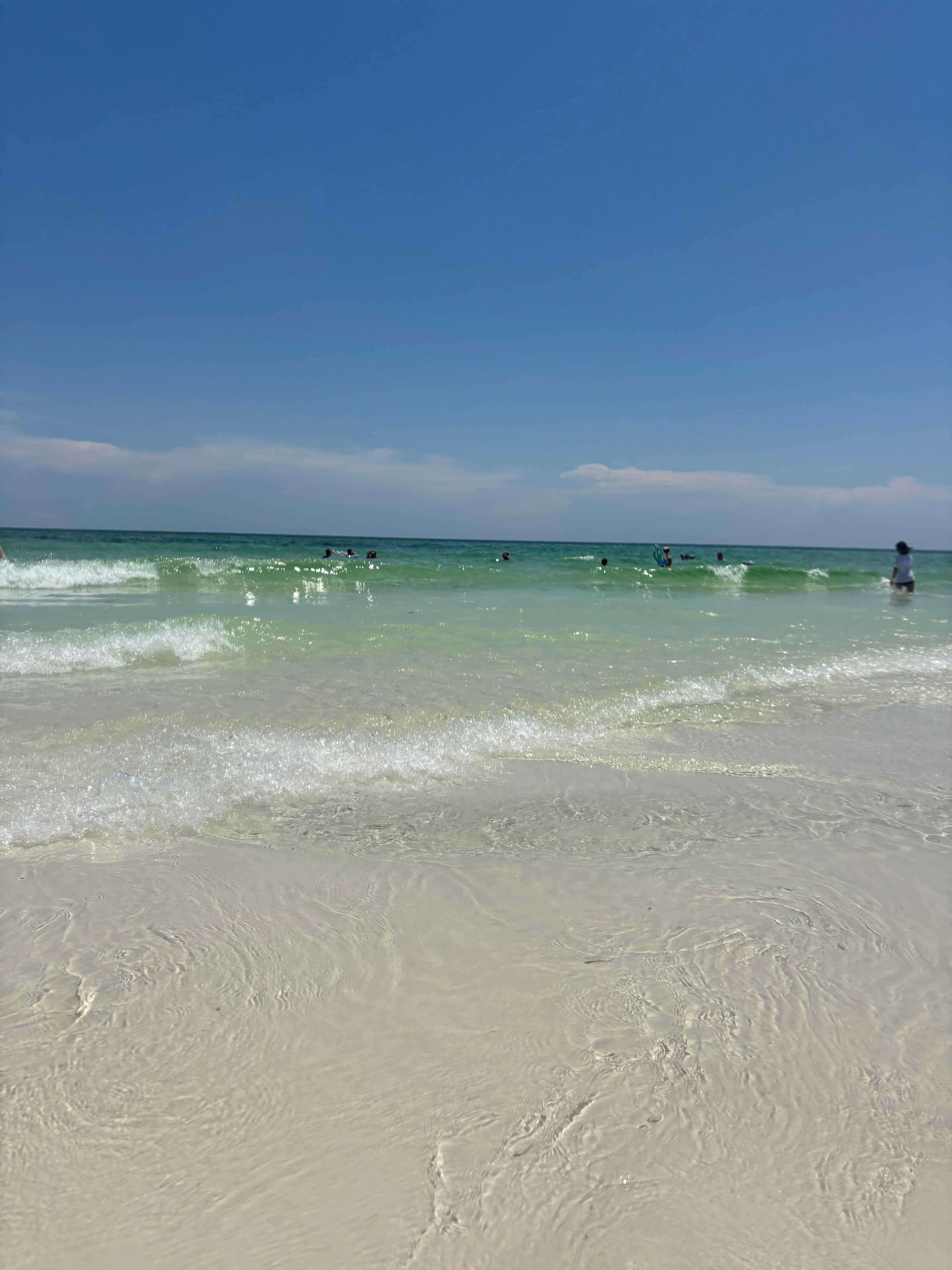Private beach