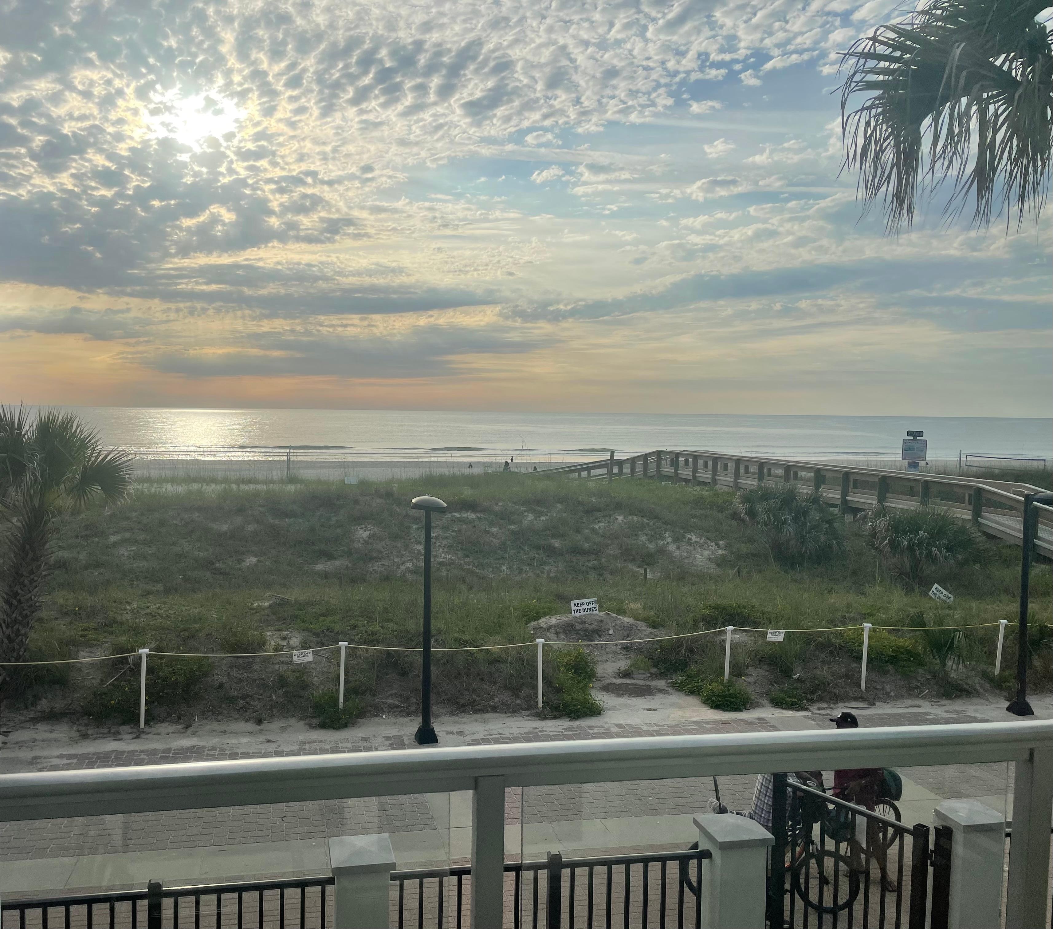 This was the view from our balcony.