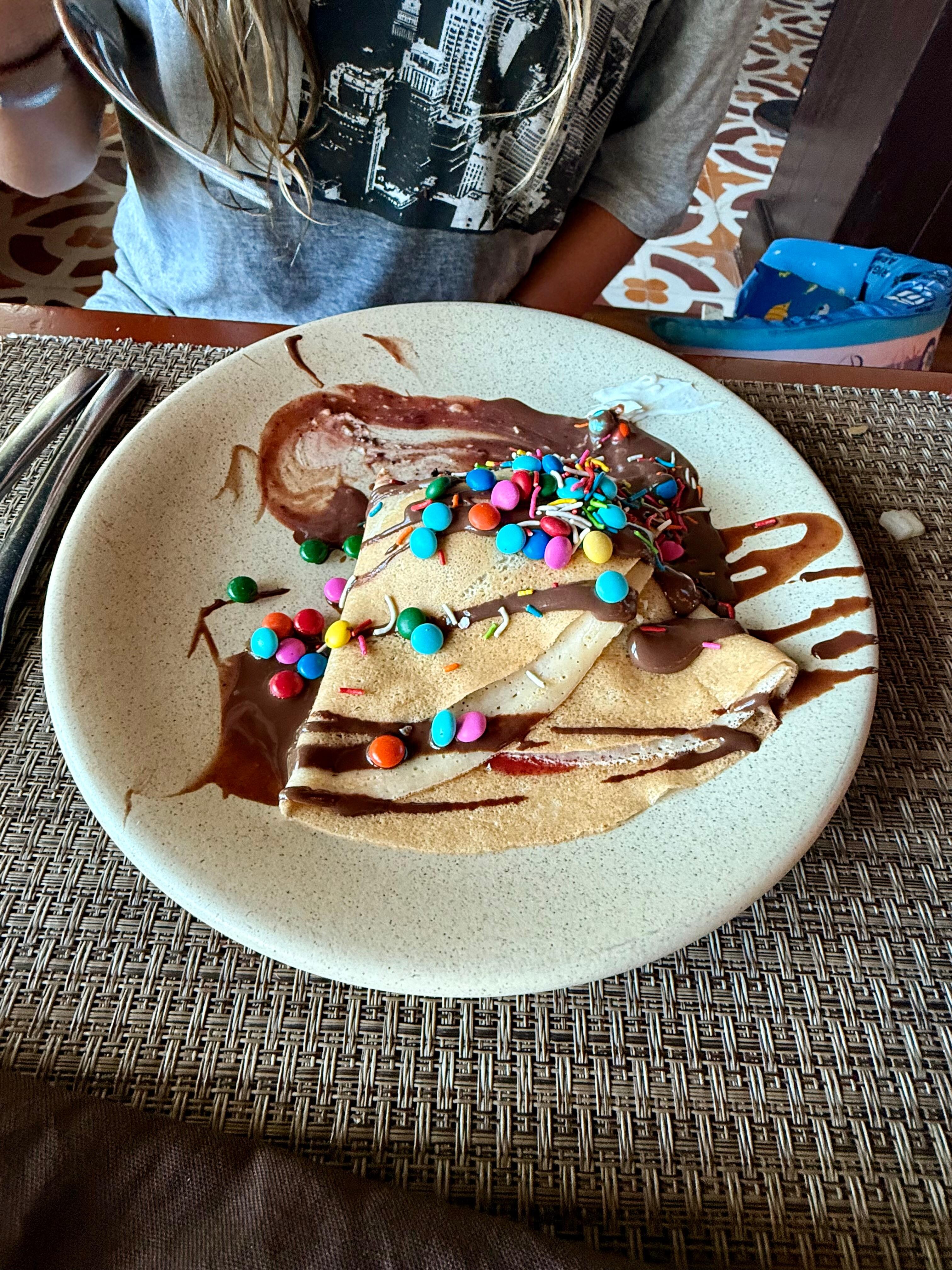 Crepe in the Dolores food market 