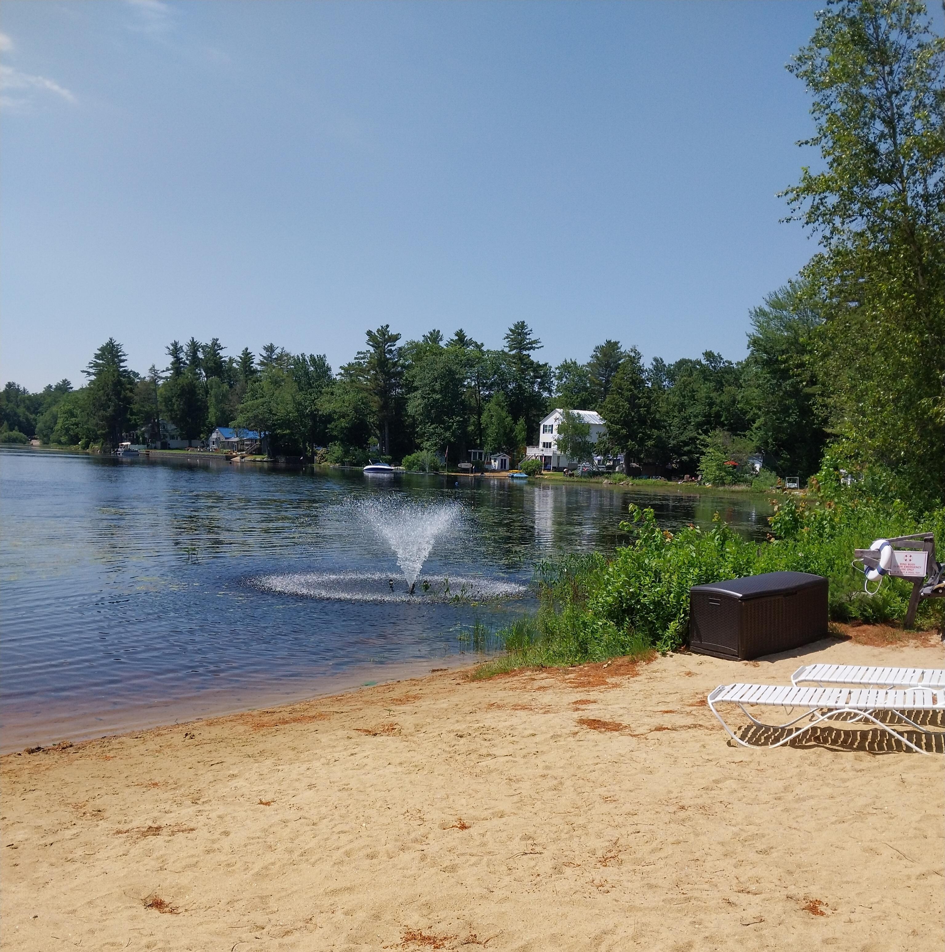 Sound of water created peace and we were lulled to sleep 