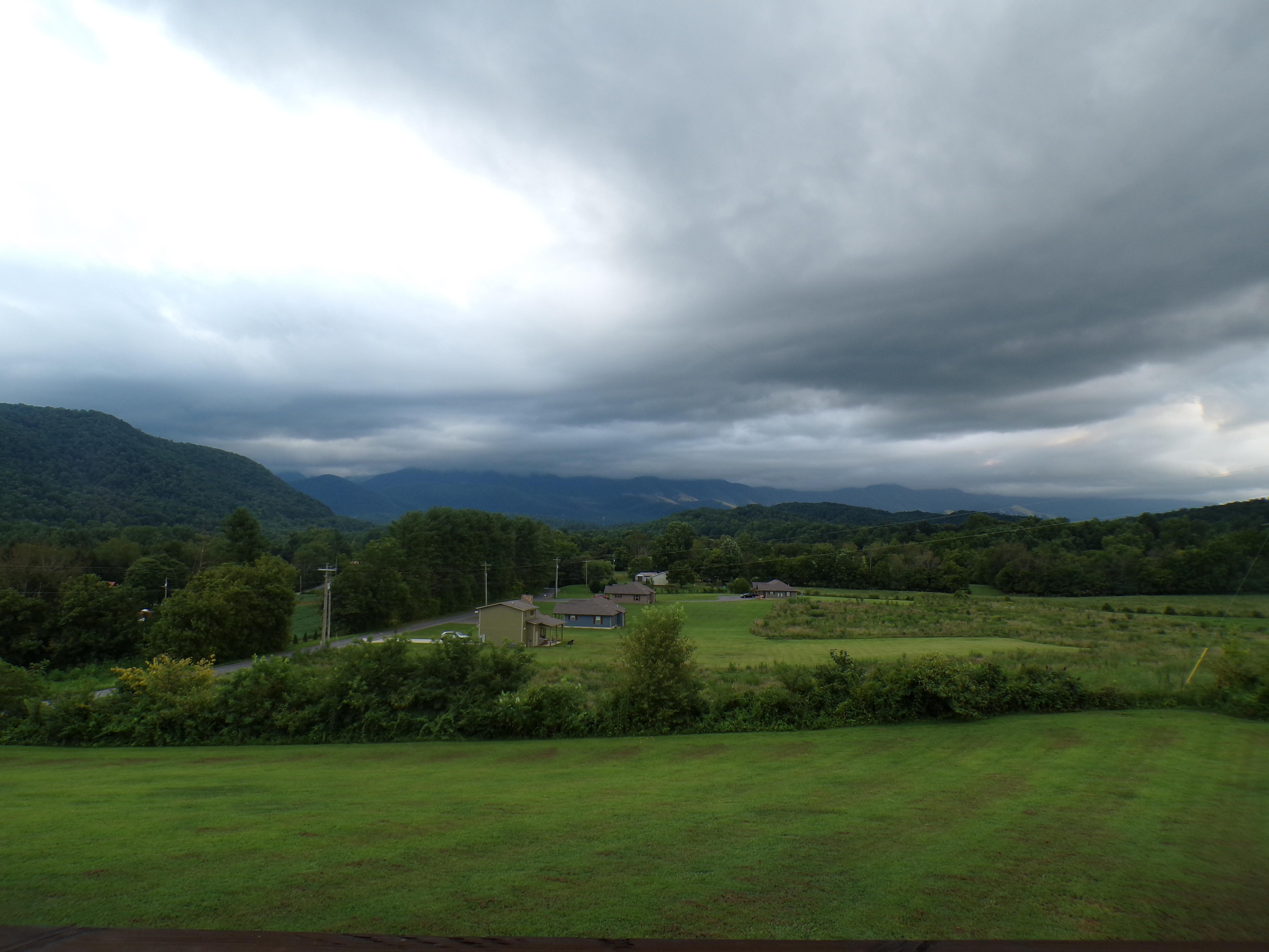 Was a cool sight to see but we didn't get a storm.