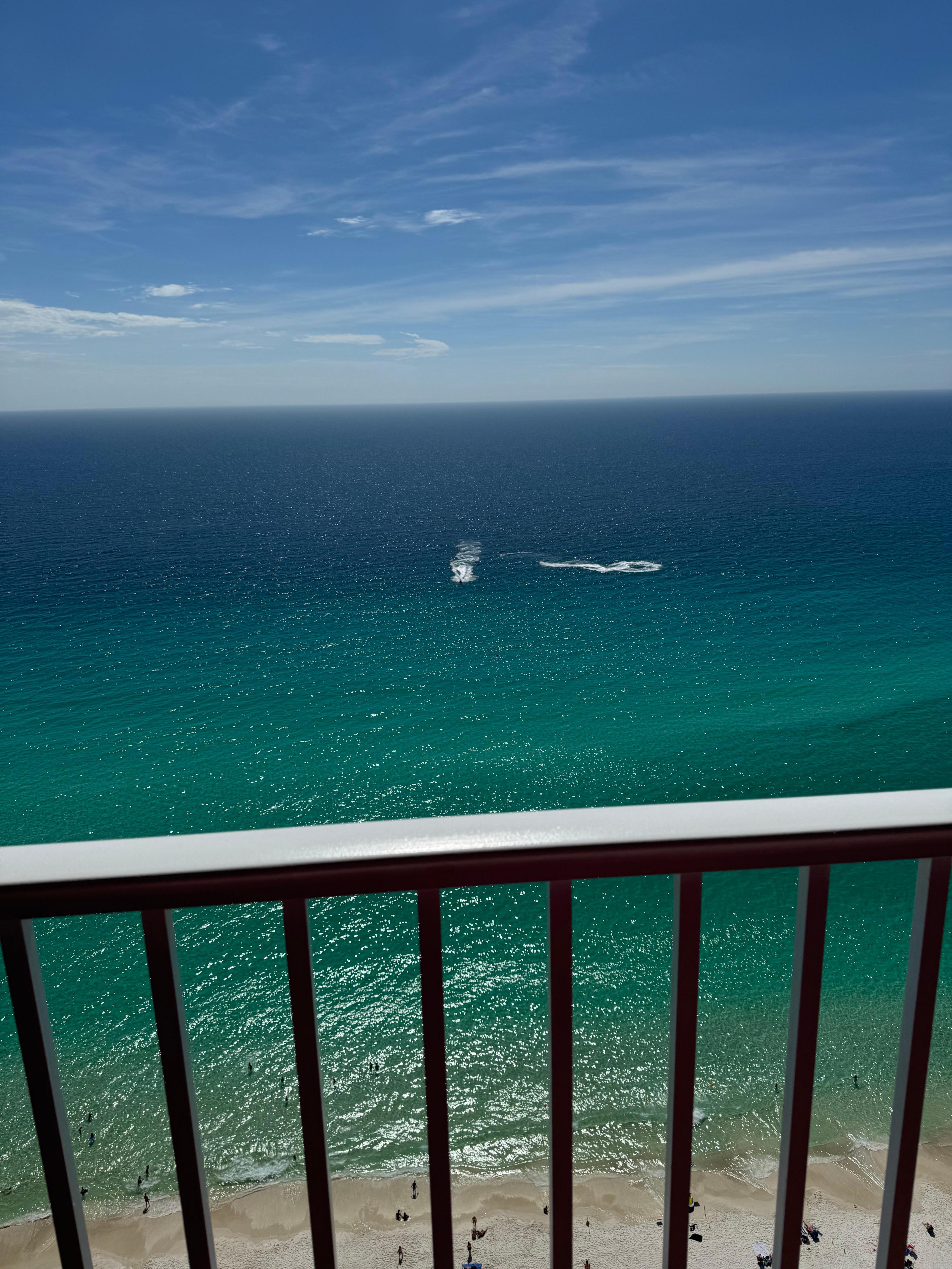 Beautiful water view from balcony