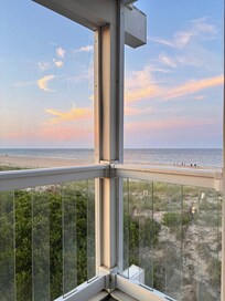 Sunset from porch