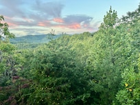 Sunrise from deck swing
