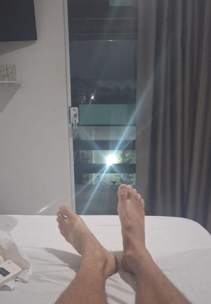 porta de entrada dos quartos 