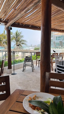 Gran vista del restaurante