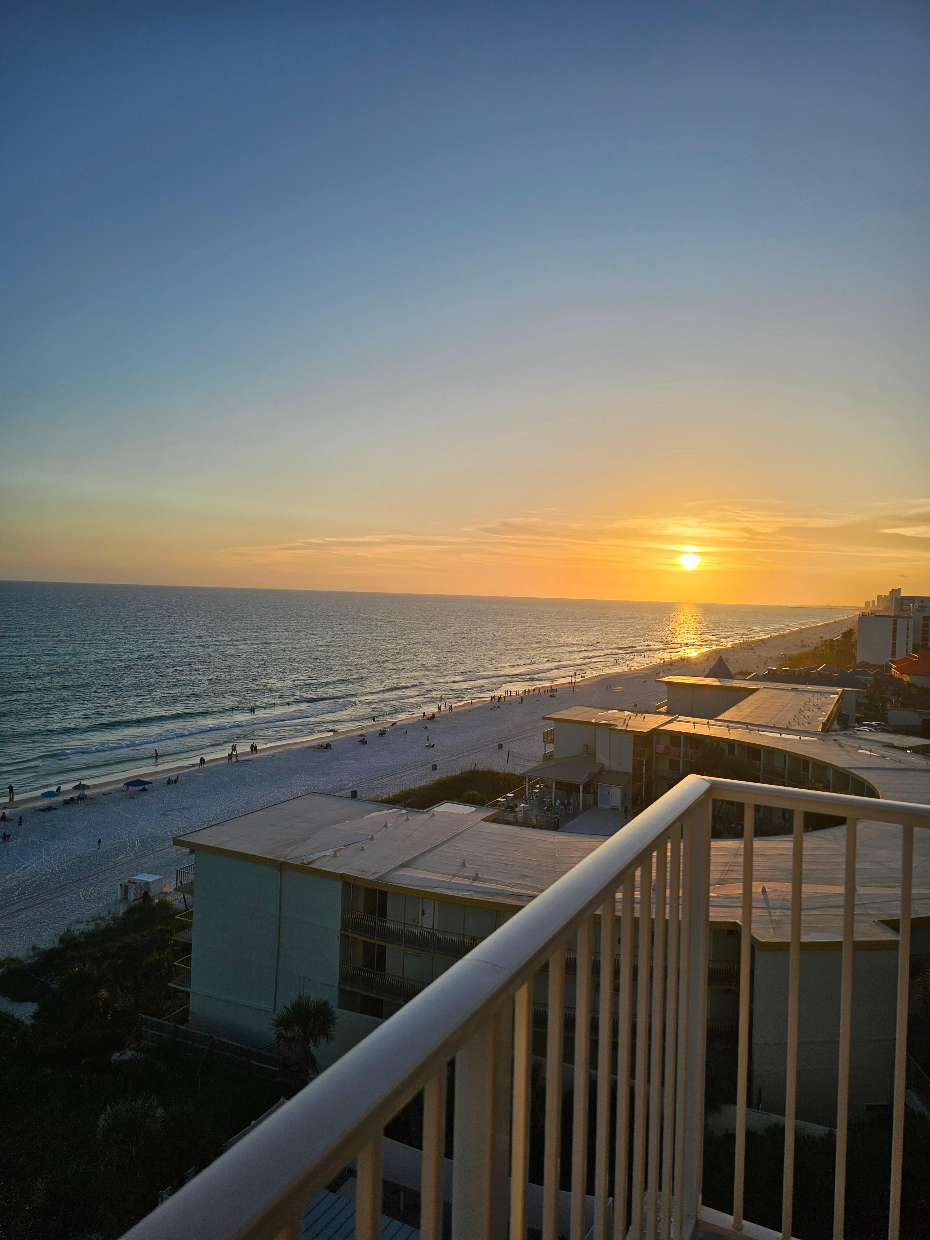 Our view of sunset