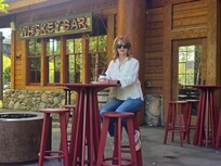 We enjoyed a wonderful BBQ meal at the WhistlePig Pavilion.